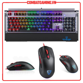 Combo phím cơ gaming motospeed ck98 & chuột gaming motospeed v400 rgb hàng chính hãng