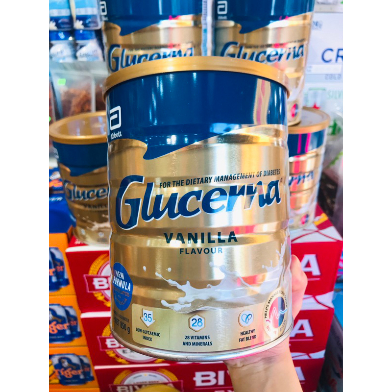 Sữa dành cho người tiểu đường Glucerna Úc 850g [ mẫu mới ]