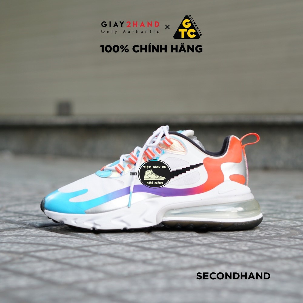 Giày Thể Thao Nam N1KE AIRMAX 270 REACT HAVE A GOOD GAME DC0833-101 - GIÀY CŨ CHÍNH HÃNG
