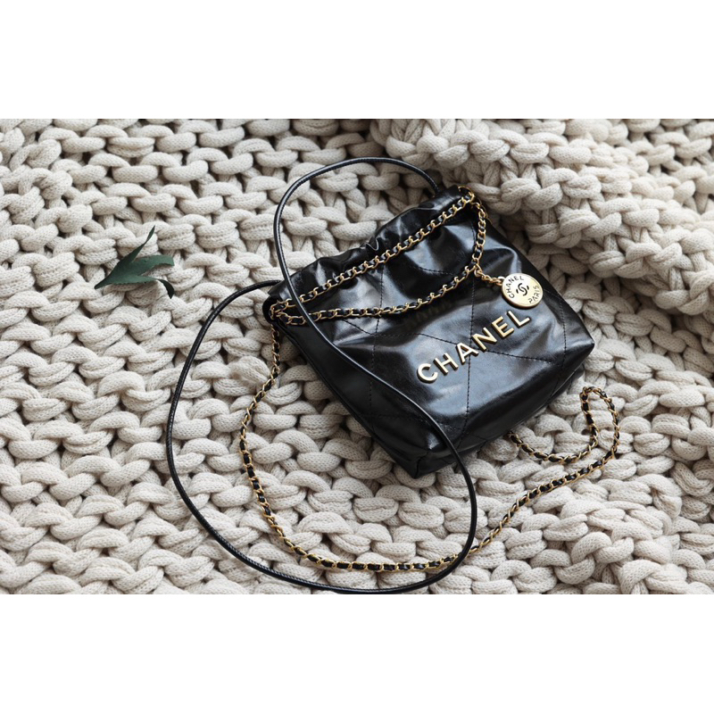 Túi đeo chéo Cha.nel 22 bản super chất da thật fullbox