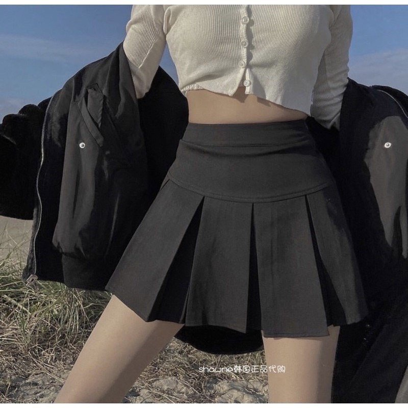 Chân váy Tennis xếp ly bản to dáng ngắn chữ A, Váy ngắn nữ lưng siêu cao phong cách Hàn Quốc chất đẹp | BigBuy360 - bigbuy360.vn