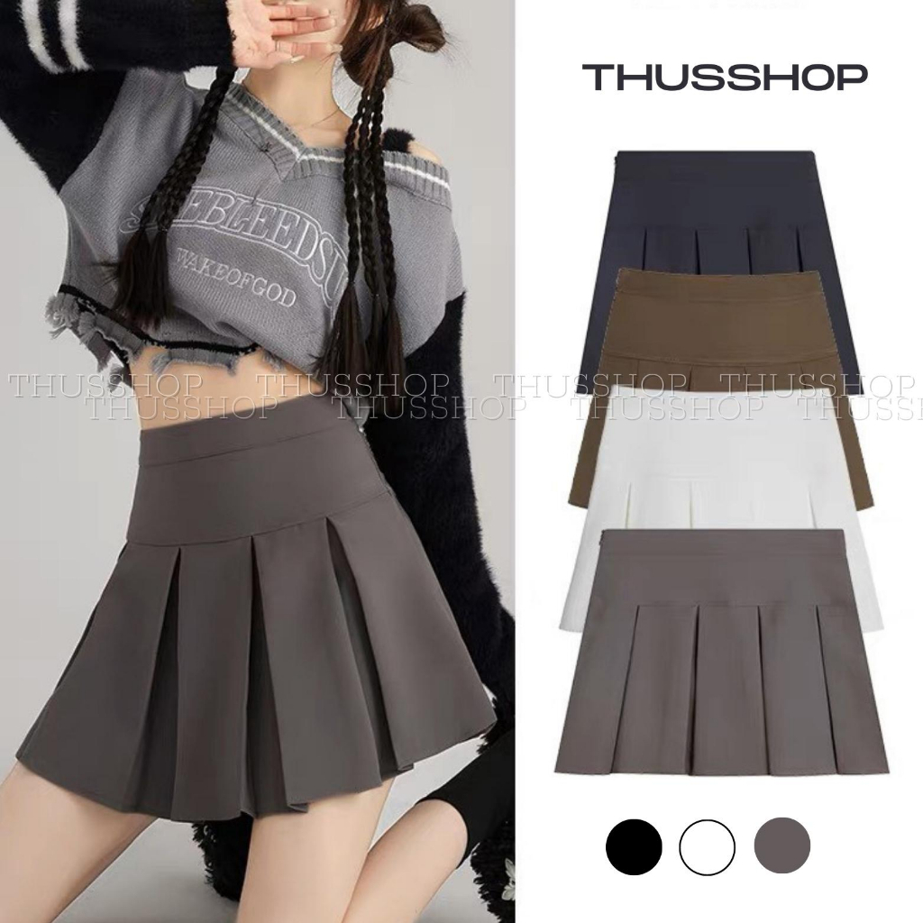 Chân váy Tennis xếp ly bản to dáng ngắn chữ A, Váy ngắn nữ lưng siêu cao phong cách Hàn Quốc chất đẹp | BigBuy360 - bigbuy360.vn