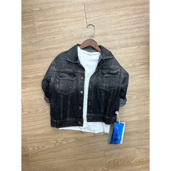 Áo khoác bò đen cho bé trai / gái 15-35kg  SAK301 áo khoác bò jean cho trẻ em trai đi học đi chơi chất lừ hàng