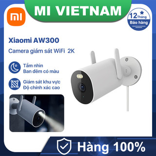Camera giám sát wifi xiaomi aw300 2k 2304x1296 ip66 tích hợp ai -có màu ban đêm
