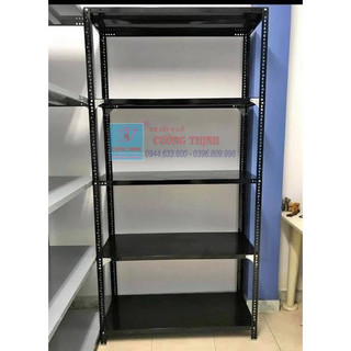 Kệ sắt v lỗ đa năng, c200cm x d80cm x r30cm, 5 tầng, kệ kho hàng