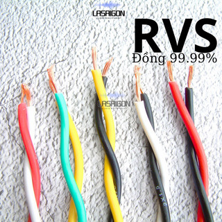 Dây loa RVS 2 lõi đồng 1.5 mm mã hóa màu sắc phân biệt dây loa dể dàng