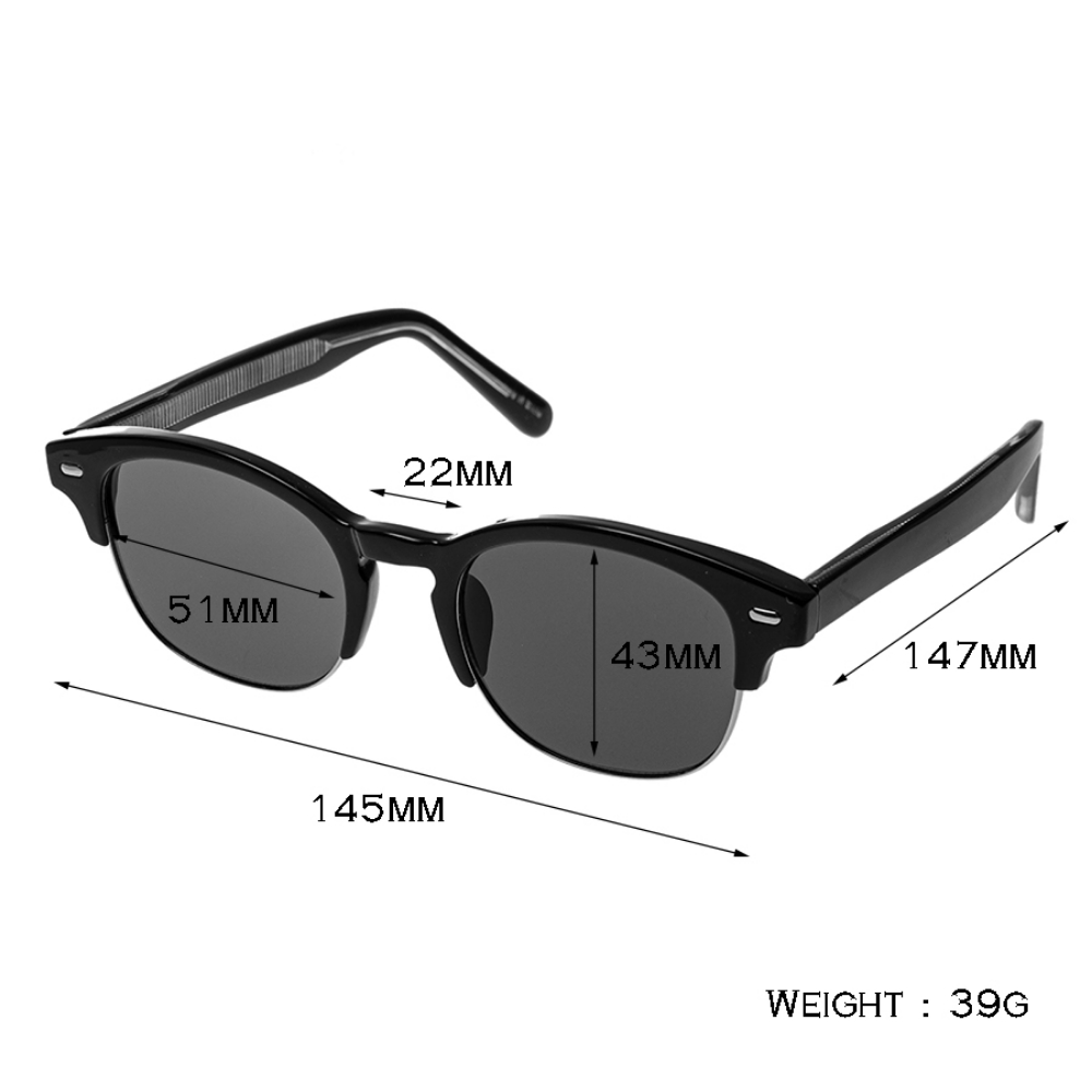 Kính râm chống tia UV hãng RECLOW Hàn Quốc mã E528 màu xanh dương