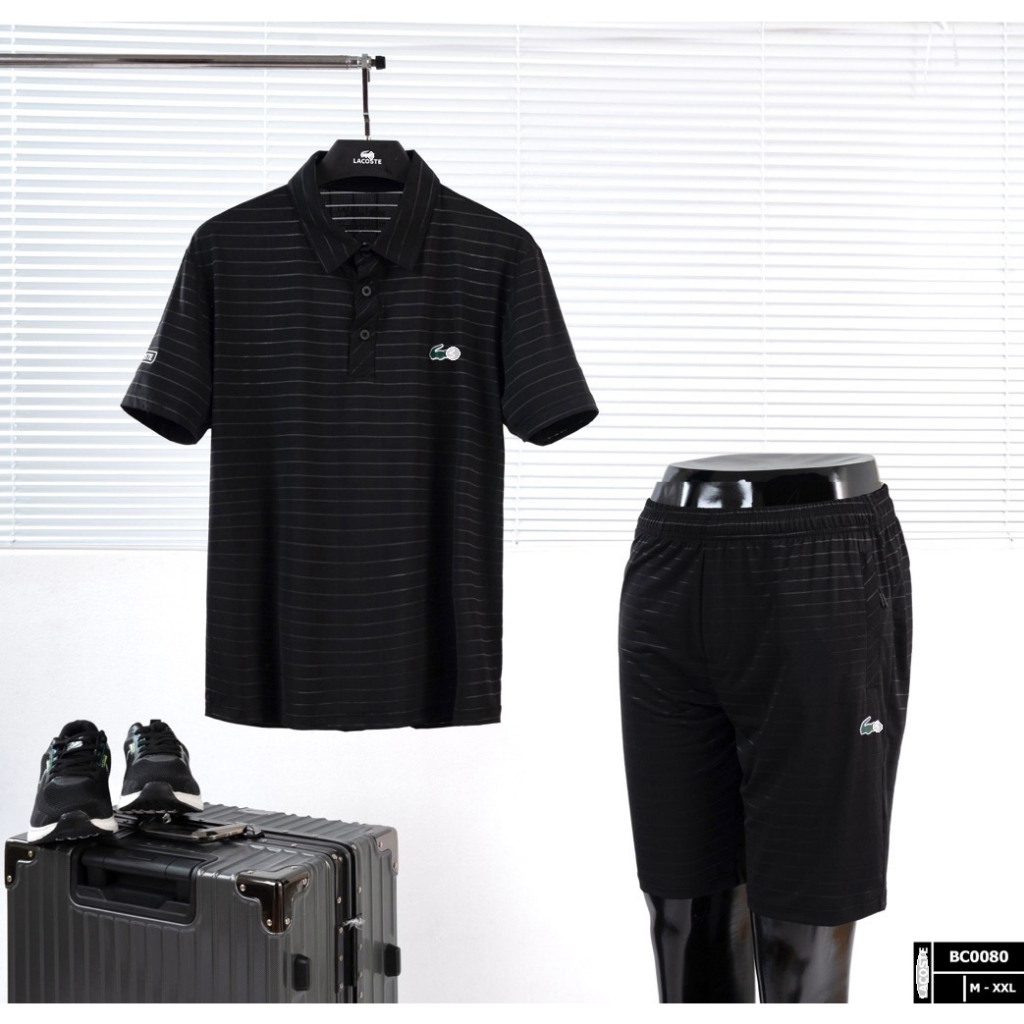 Bộ thể thao nam lacoste chất thun lạnh cao cấp  Hàng loại 1,chất đẹp,form chuẩn,thời trang nam cao cấp