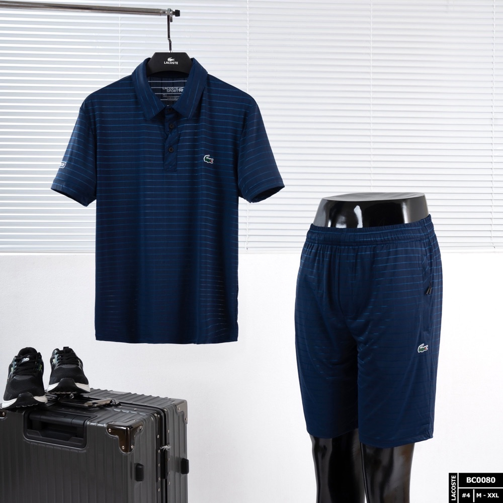 Bộ thể thao nam lacoste chất thun lạnh cao cấp  Hàng loại 1,chất đẹp,form chuẩn,thời trang nam cao cấp