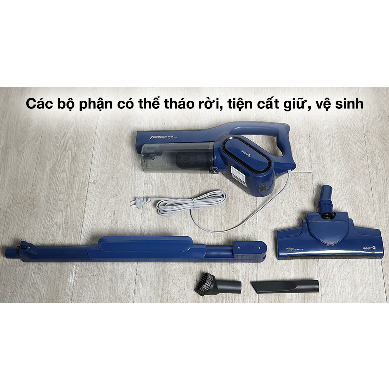 Máy hút bụi cầm tay D..ee..r.ma DEM - DX810 công suất 600W, lực hút mạnh 15000Pa