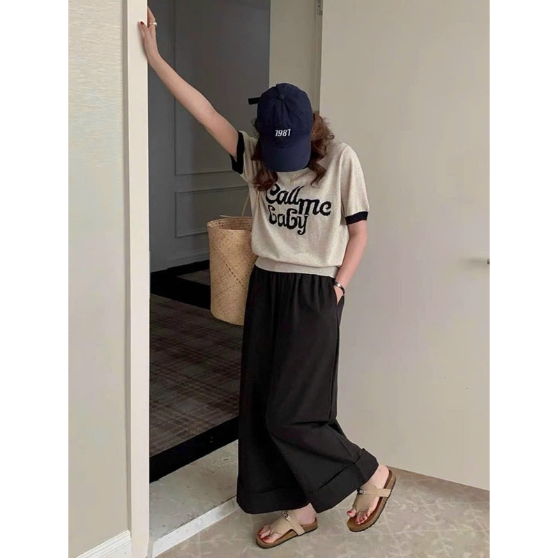 Áo len mongtoghi Call me baby - len tiêu mỏng