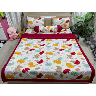 Vải thun in 3D khổ 1m6 may ga gối