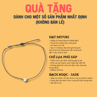 [QUÀ TẶNG WHITELINE] Vòng tay Bạch Ngọc Jade