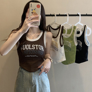 Áo bra ba lỗ nữ croptop thể thao kèm mút ngực tiện lợi kiểu dáng Hàn Quốc