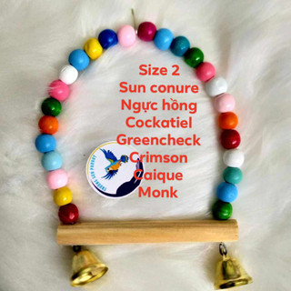 1 xích đu cho vẹt, chim,...
