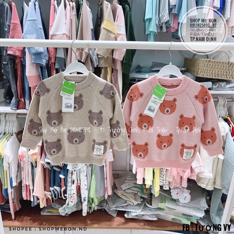 Áo len Lullaby lông thỏ ấm áp