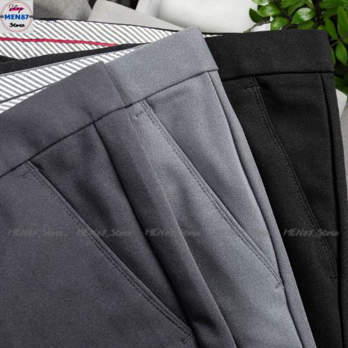 BIGSIZE 38-46 - Quần tây, quần âu nam công sở form slimfit chất thun co giản mèn mịn  - Mem87_ store