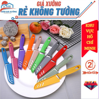  Dao Gọt hoa Quả Siêu Sắc Bén Có Nắp Đậy Chất Liệu Thép Không Gỉ ,Dao Gọt Vỏ Trái Cây Nhỏ Gọn