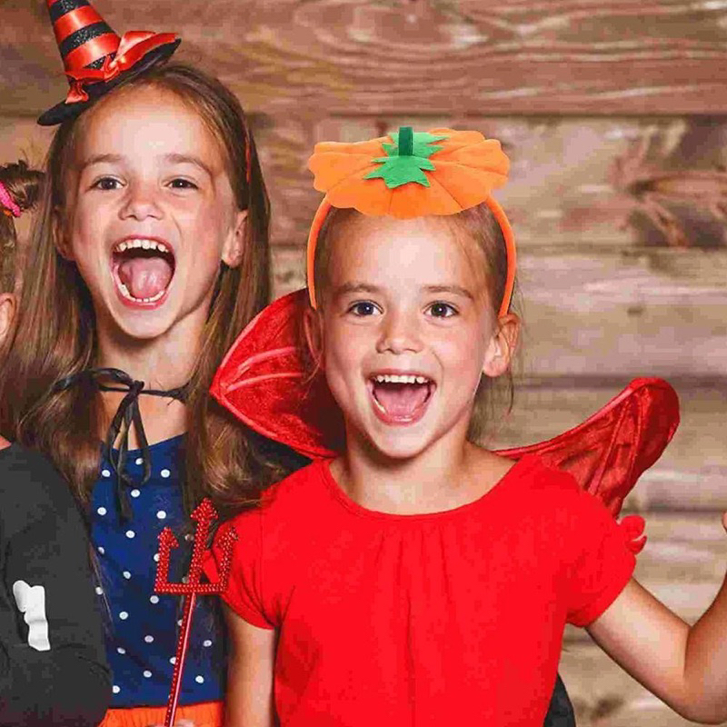 CC123 cài tóc băng đô nữ cho bé trái bí Halloween