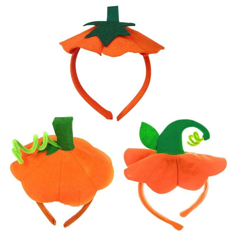 CC123 cài tóc băng đô nữ cho bé trái bí Halloween