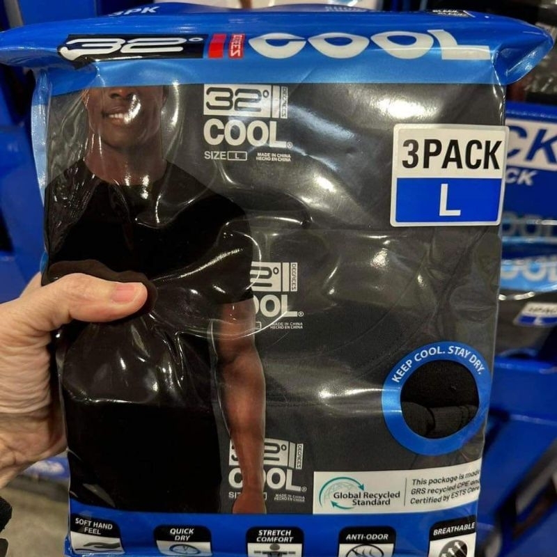 Set áo thun nam 32°cool usa
