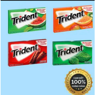 Kẹo Trident Gum Không Đường Giúp Thơm Miệng Nhập Khẩu Thái Lan