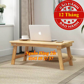 Bàn Gỗ Gấp Gọn Chân Thang Kiểu Nhật KAMA 70x50x26cm - Đa Năng Ngồi Bệt, Làm Việc, Bảo Hành 12 Tháng