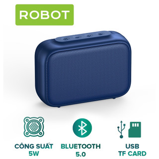 Loa bluetooth mini 5.0 robot rb100 blue phiên bản nâng cấp 5w nhỏ gọn tiện lợi hỗ trợ thẻ micro sd & usb