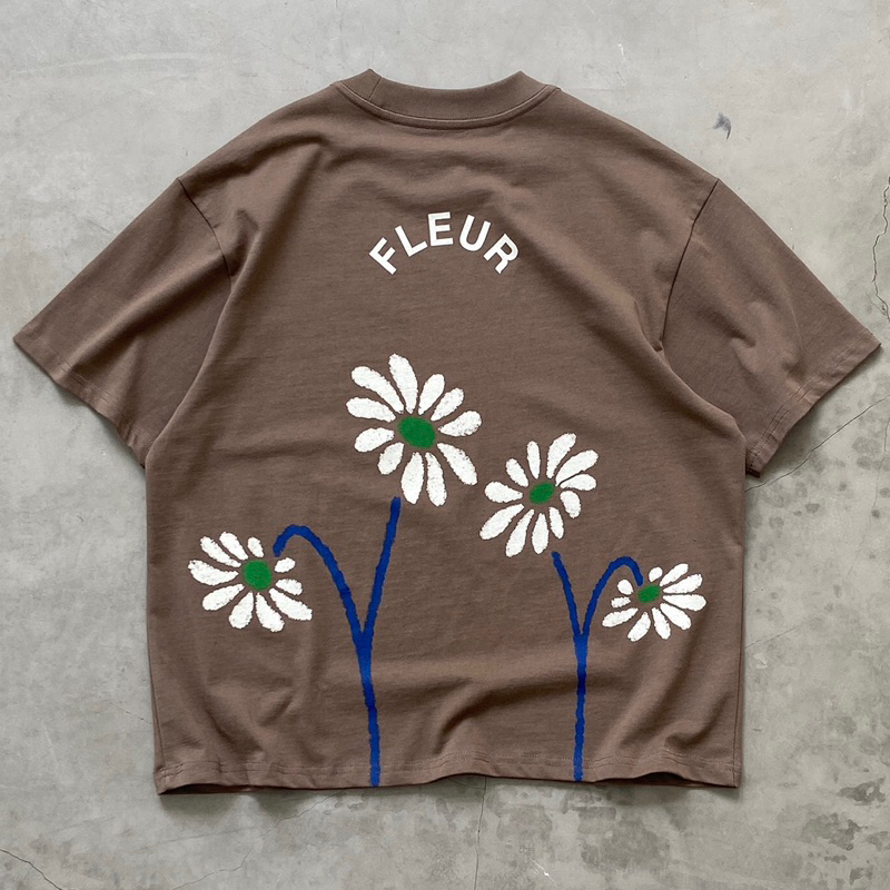 Áo Thun Tay Ngắn Fleur Boxy Tee