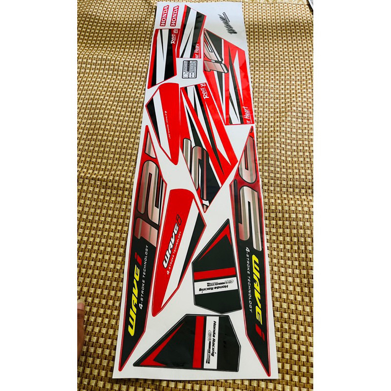 Tem Dán Xe Tem Xe Wave Nhỏ 125i Tem Rời Chuẩn 3 Lớp