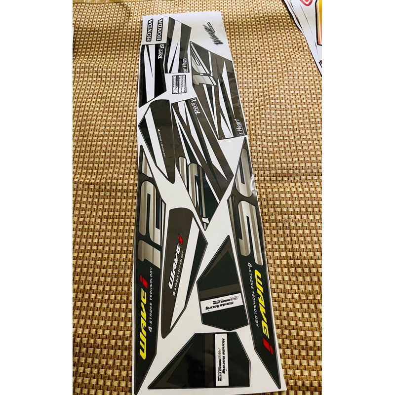 Tem Dán Xe Tem Xe Wave Nhỏ 125i Tem Rời Chuẩn 3 Lớp