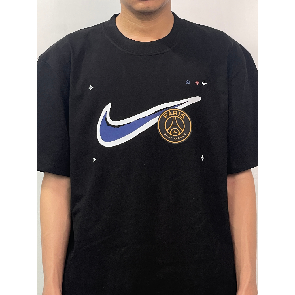 Áo thun nam nữ NIKE X PSG Cotton 100%, Form Oversize cao cấp VNXK ảnh thật định lượng vải 250GSM