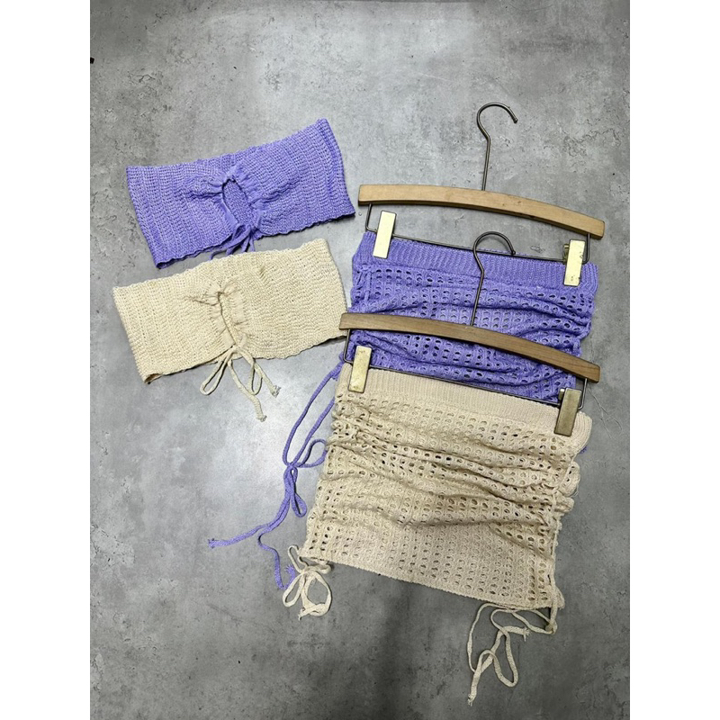 🎀 Set bikini đi biển len móc siêu xinh 👙 kèm ảnh thật và feekback khách mang