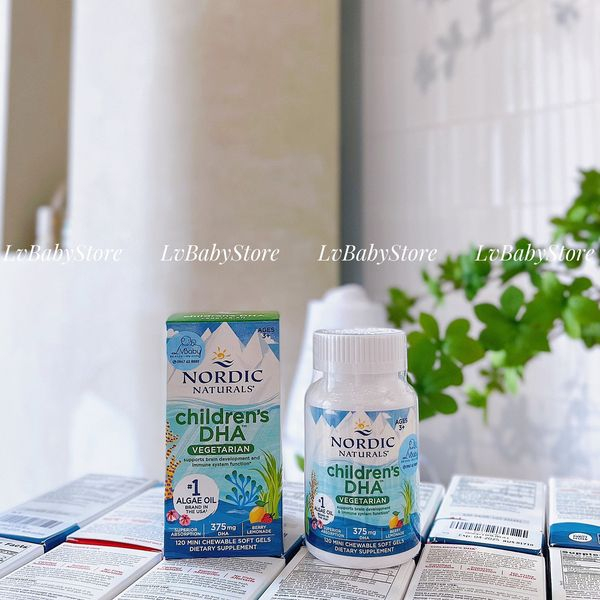 𝐃𝐇𝐀 𝐍𝐎𝐑𝐃𝐈𝐂 dạng viên từ cá & tảo biển cho bé