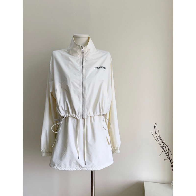 Set áo dù chân váy Hàn