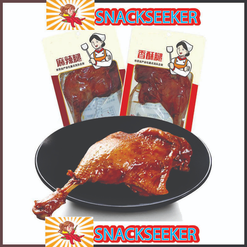 Đùi vịt nướng chiếc 110G - MIAOFOOD - Đùi vịt tẩm mật ong Tứ Xuyên - Ăn vặt Trung Quốc