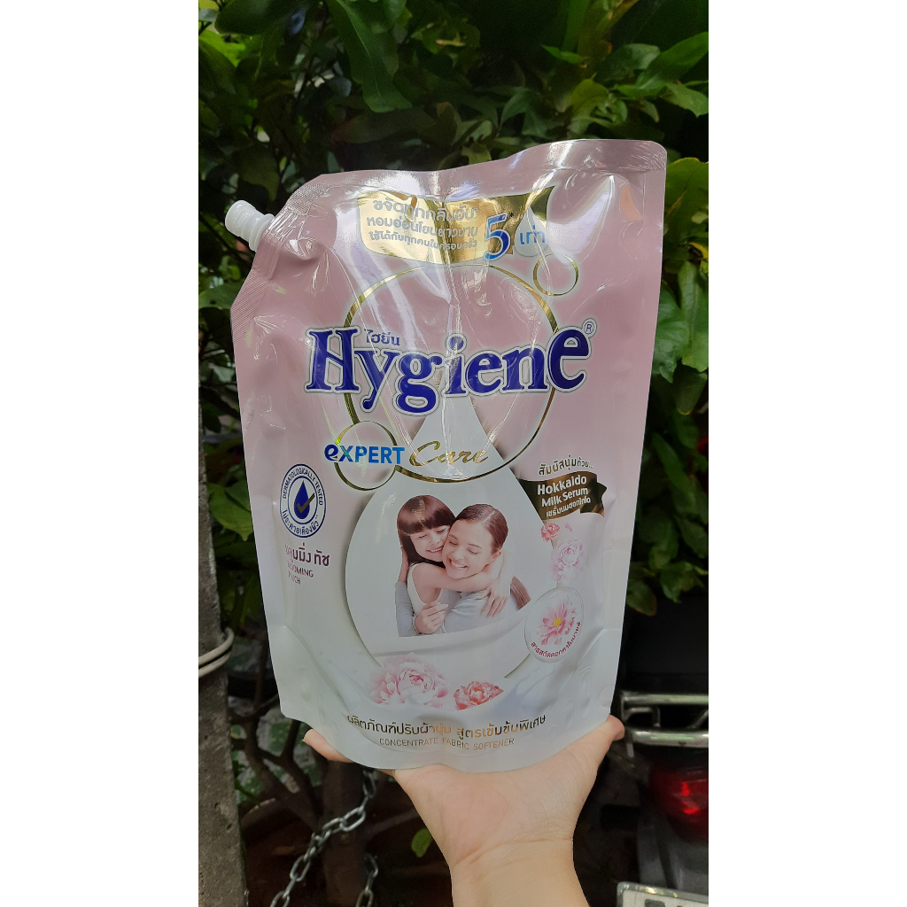 . Nước Xả Vải Hygiene Thái Lan 1150ml EXPER CARE Đậm Đặc Gói Lớn Hương Hoa Tự Nhiên.