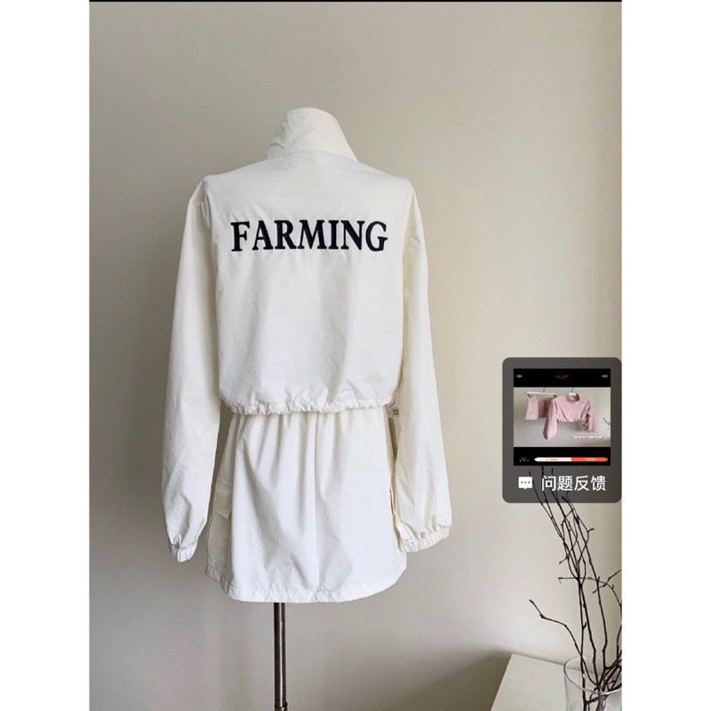 Set áo dù chân váy Hàn