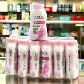 Phấn phủ dạng bột kềm dầu POND's 50g (Phấn hồng - Chai bé KT 3x5x10cm)