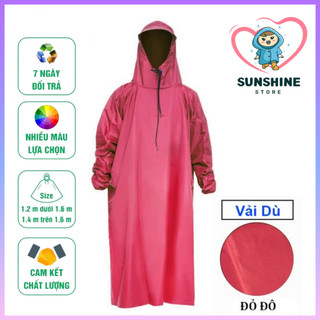 Áo mưa bít vải dù cao cấp có 2 size