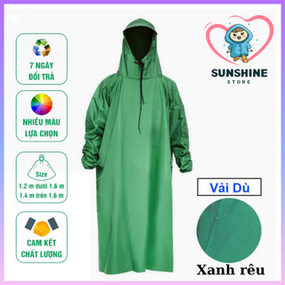 Áo mưa bít vải dù cao cấp có 2 size