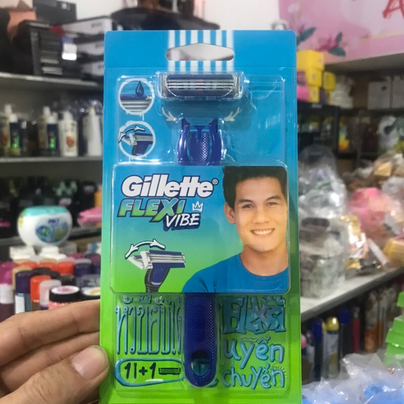 1 Hộp Dao Cạo Gillette Flexi Vibe 1 Cán + 1 Lưỡi