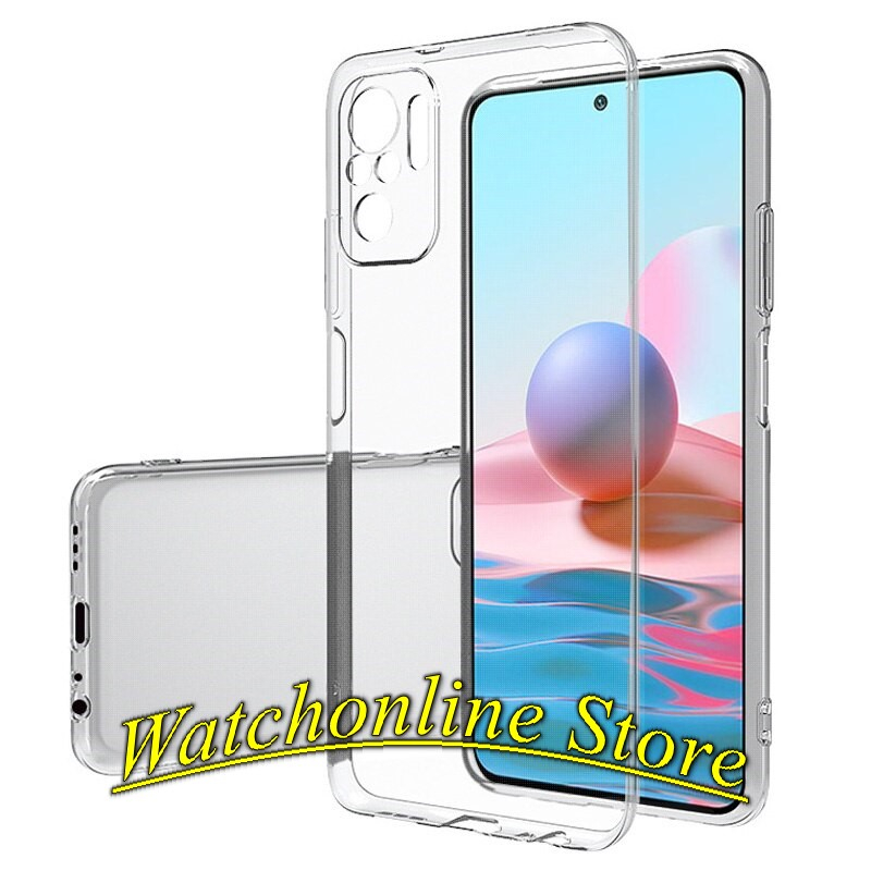 Ốp lưng silicon cho Xiaomi Redmi Note 10/Note 10s/Note 10 5G chống xước camera