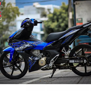 Tem rời honda winner x v2 rsx tem lửa dán xe xanh