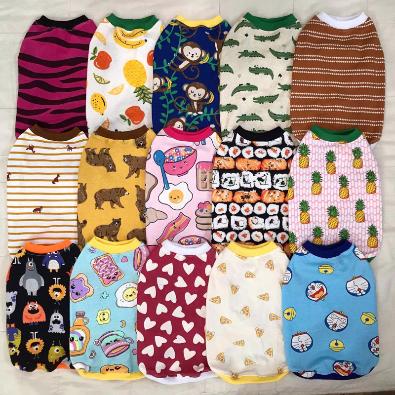 IB CHỌN MẪU -  Áo thun dễ thương, giá rẻ cho chó mèo