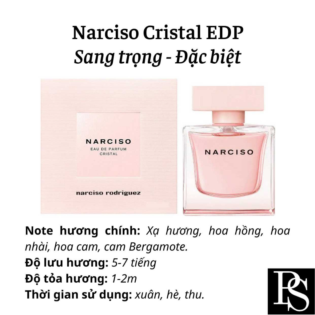 Nước hoa nữ Narciso Crystal 90ml