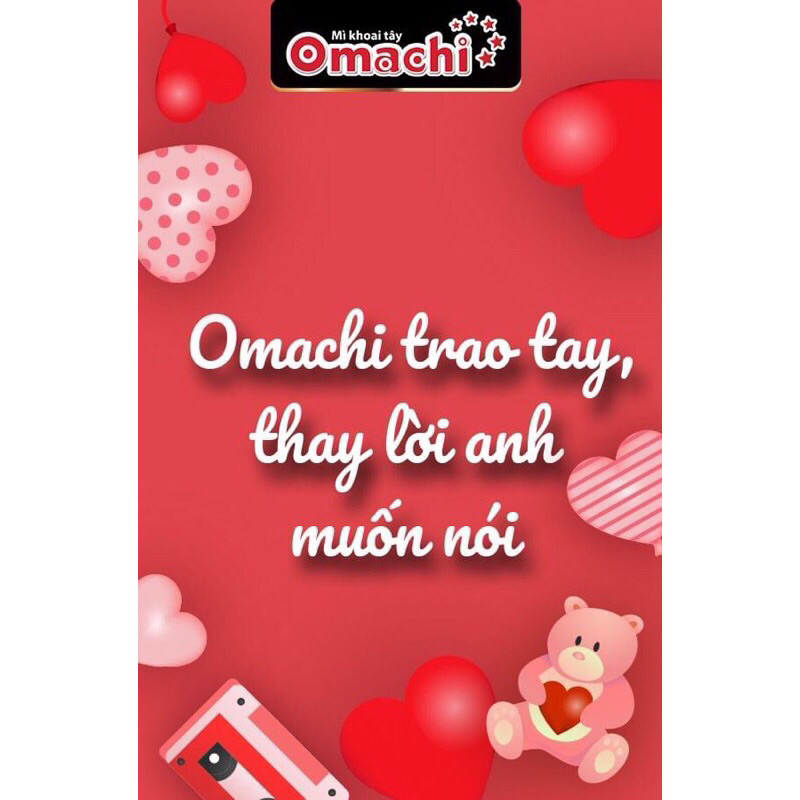 Mì omachi đủ vị 1gói