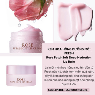 [Fresh] Son dưỡng môi hoa hồng Fresh Rose Petal-Soft Lip Cream