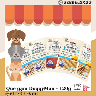 Snack Cho Chó Que Gặm DoggyMan 120g - Que gặm cho chó - Bánh thưởng cho chó - Snack cho chó