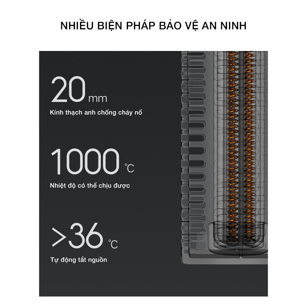 Thanh sưởi bể cá MYG100 20L